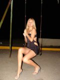 panty-less-chick-on-a-swing