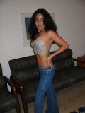 mixed-race-cutie-poses-topless